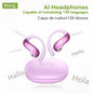 NE19 Bluetooth Earphones - AI Sports Wireless Headphones with Mic, Powerful Bass, Waterproof, Long Battery Life & AI Translator