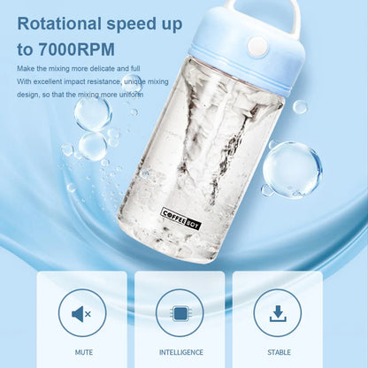 Electric Shake Bottle Leak-Proof 380ML Blending Milk Cup Portable Quiet Automatic Shaker Plastic Drink Mixer