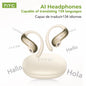 NE19 Bluetooth Earphones - AI Sports Wireless Headphones with Mic, Powerful Bass, Waterproof, Long Battery Life & AI Translator