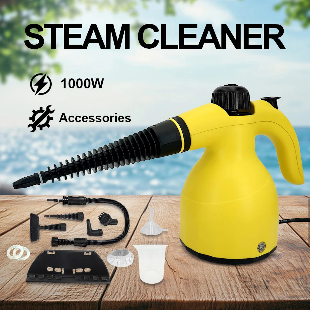 220V Handheld High Temperature Steam Cleaner Sterilization Pressure Jet Washer Machine for Air Conditioning Kitchen Car Cleaning