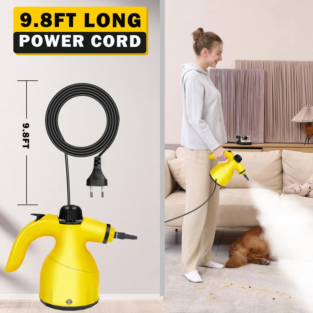 220V Handheld High Temperature Steam Cleaner Sterilization Pressure Jet Washer Machine for Air Conditioning Kitchen Car Cleaning
