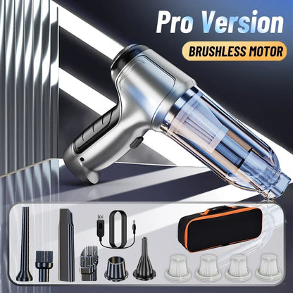 95000PA Car Vacuum Cleaner Wireless Powerful Cleaning Machine Auto Robot Car Accessories Home Appliance Strong Suction as Gift